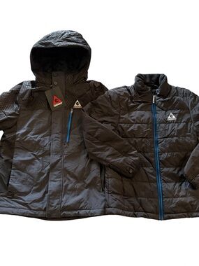 NEW Gerry 2 Layers Snow Jacket waterproof  Youth Big Kids Size M 10/12